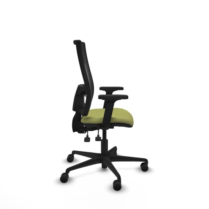 Bormate asincro malla negra bali verde oliva brazos 2D base nailon  ruedas 65mm nailon