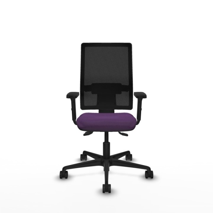 Bormate asincro malla negra bali morado brazos 2D base nailon  ruedas 65mm nailon