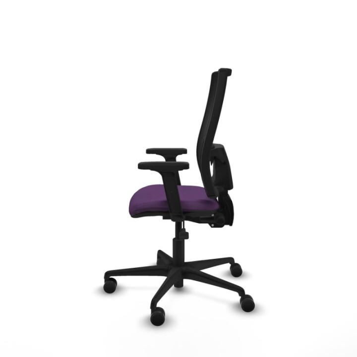 Bormate asincro malla negra bali morado brazos 2D base nailon  ruedas 65mm nailon