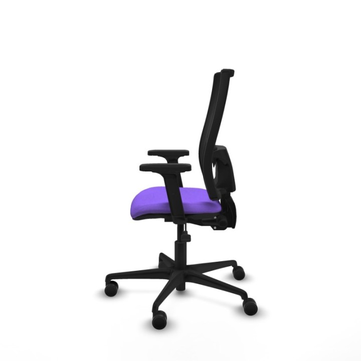 Bormate asincro malla negra bali lila brazos 2D base nailon  ruedas 65mm nailon