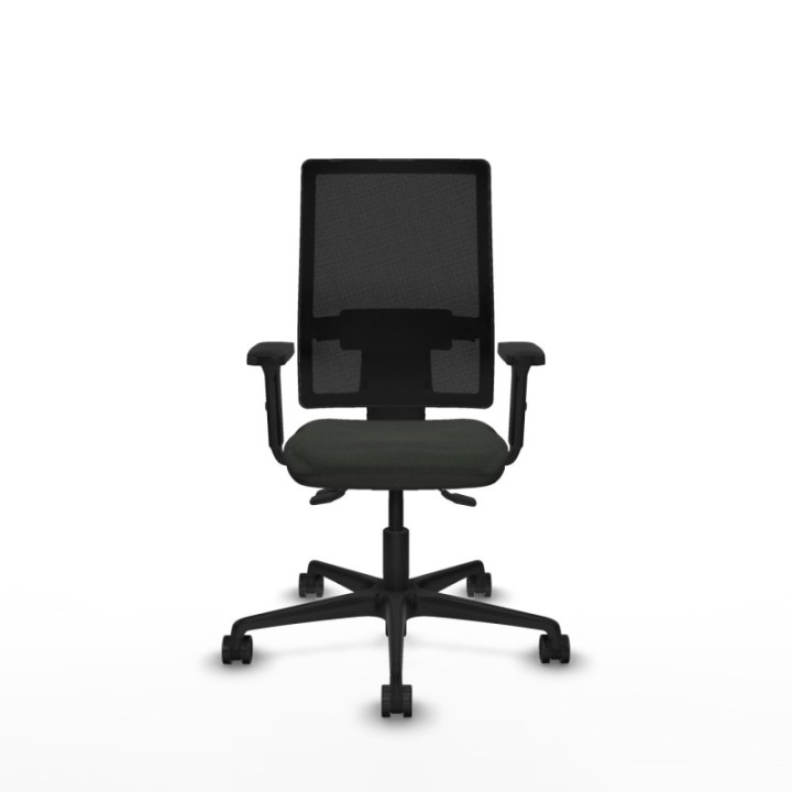 Bormate asincro malla negra bali negro brazos 2D base nailon  ruedas 65mm nailon