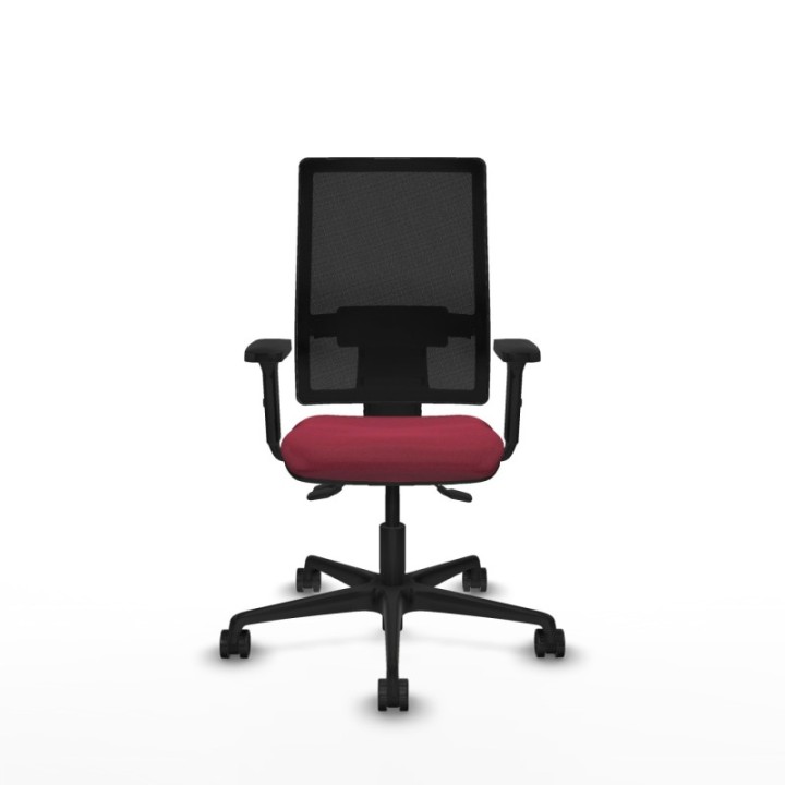 Bormate asincro malla negra bali granate brazos 2D base nailon  ruedas 65mm nailon