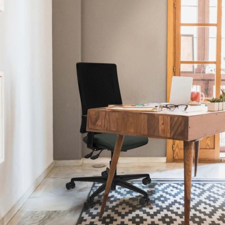 Bormate asincro malla negra bali granate brazos 2D base nailon  ruedas 65mm nailon