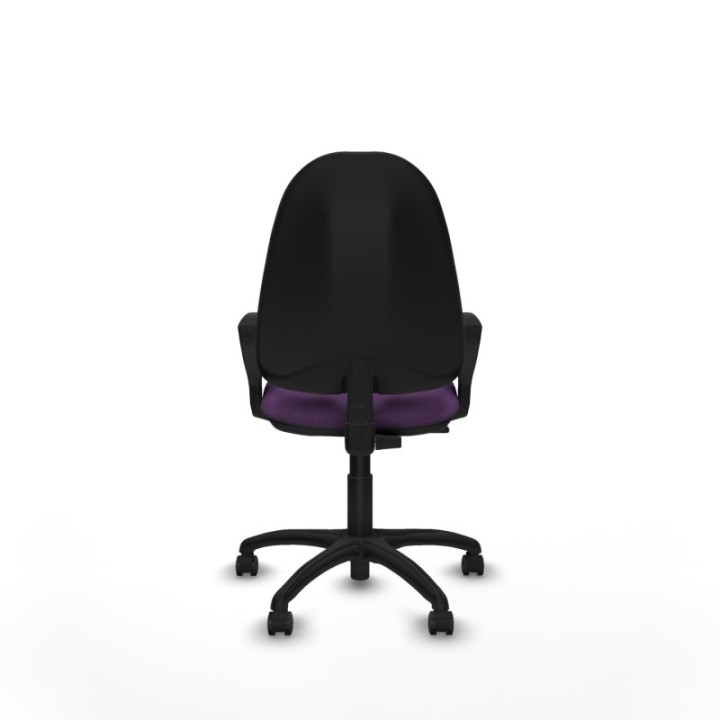 Algarra CP bali morado brazos fijos base poliamida ruedas autofrenantes 50mm