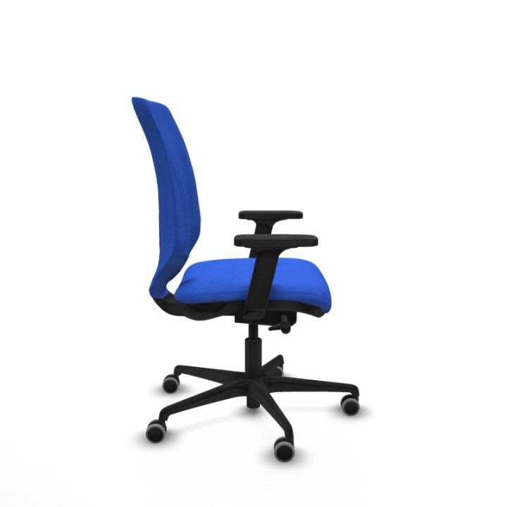 Ossa tapizada traslack bali azul brazos 2D base nailon ruedas 65mm engomadas