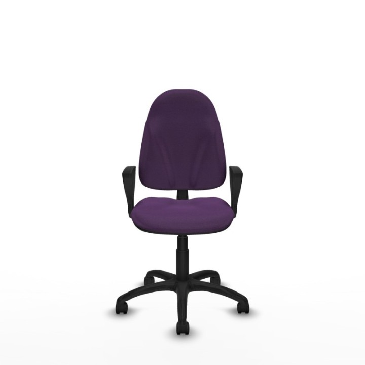 Algarra CP bali morado brazos fijos base poliamida ruedas nailon 50mm