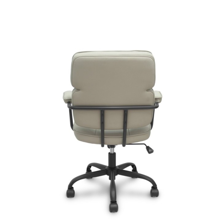 Silla Opti518 basculante simipiel beige.