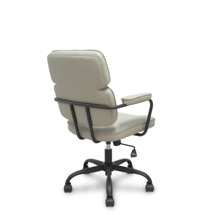 Silla Opti518 basculante simipiel beige.