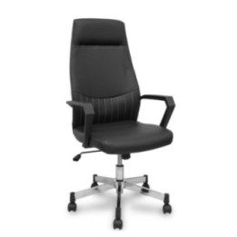 Sillón de dirección Opti520 basculante similpiel negro
