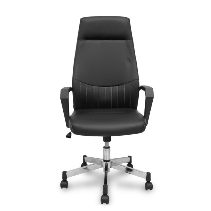 Sillón de dirección Opti520 basculante similpiel negro