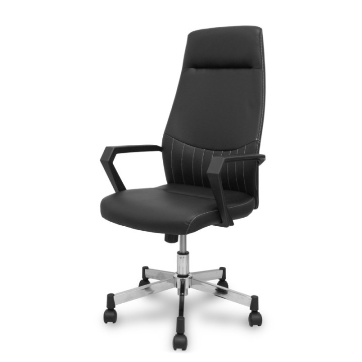 Sillón de dirección Opti520 basculante similpiel negro