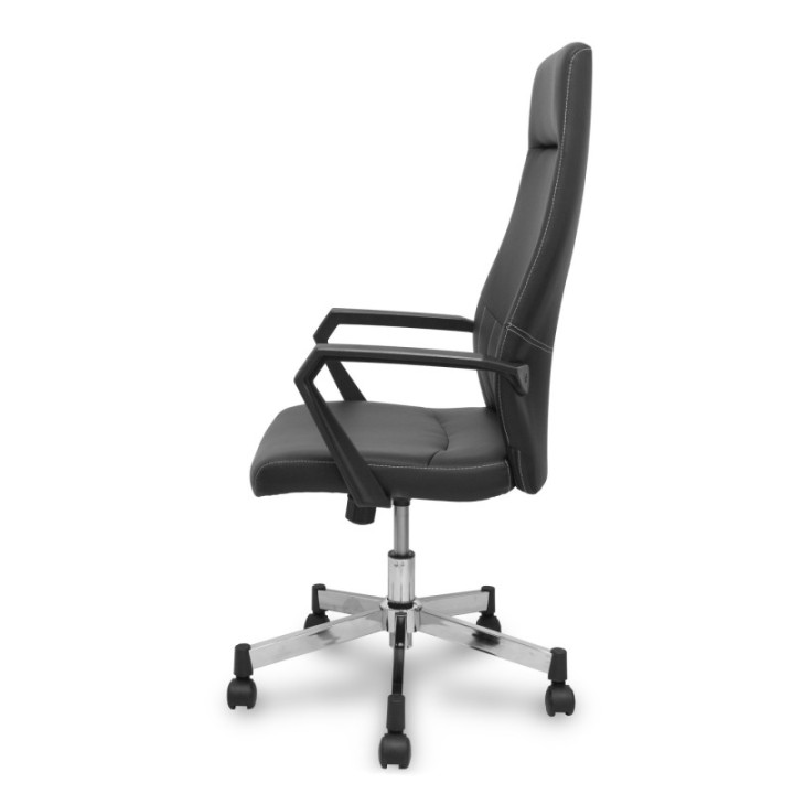 Sillón de dirección Opti520 basculante similpiel negro