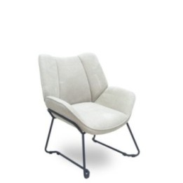 Sillón de espera Opti526 tela beige