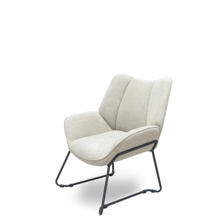 Sillón de espera Opti526 tela beige