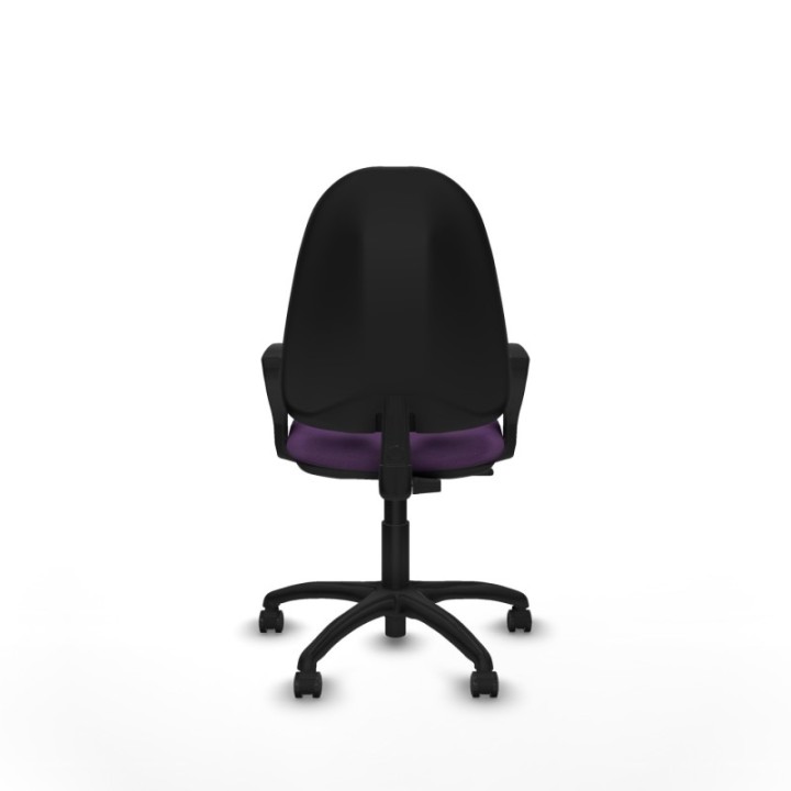 Algarra CP bali morado brazos fijos base poliamida ruedas engomadas 50mm