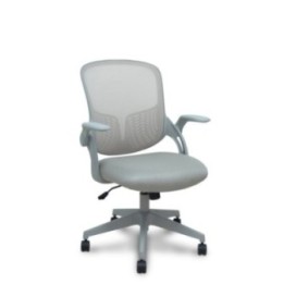 Silla Opti544 gris respaldo malla gris asiento 3D gris