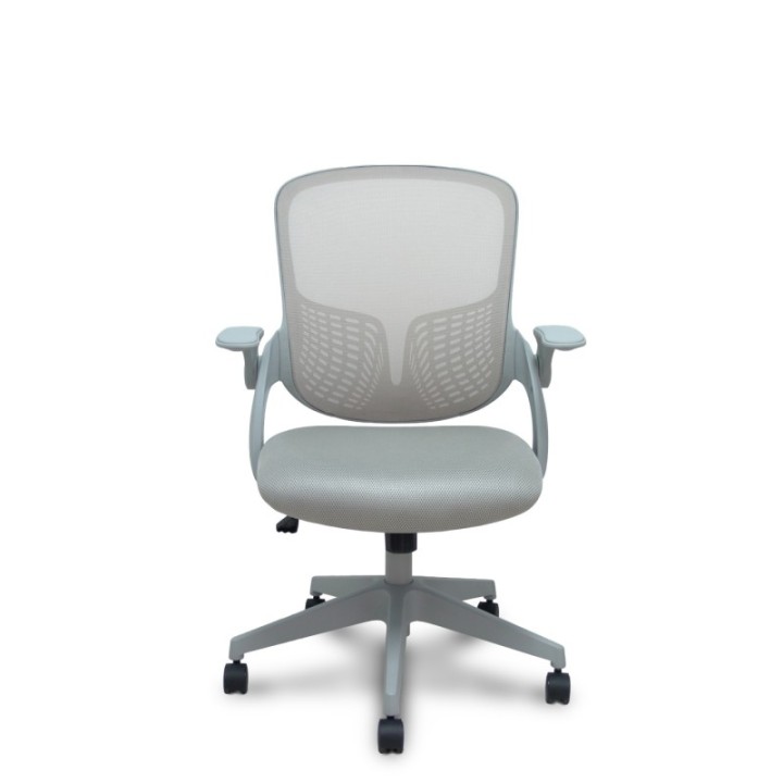 Silla Opti544 gris respaldo malla gris asiento 3D gris
