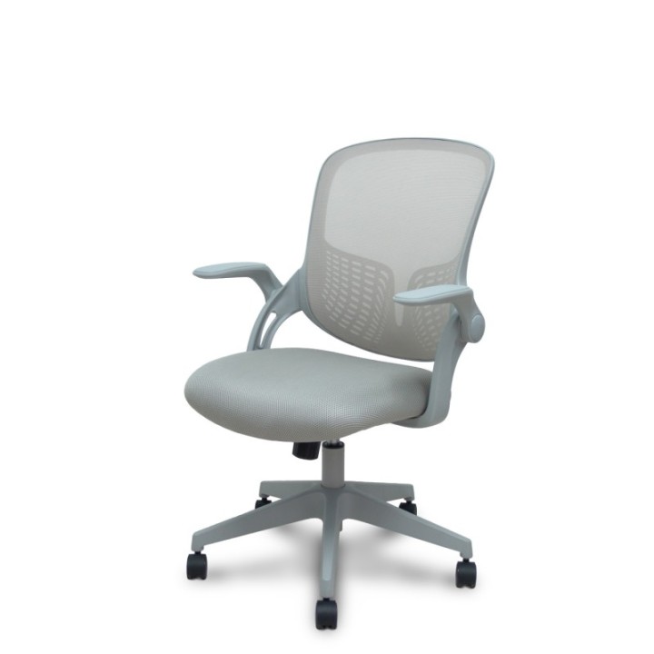 Silla Opti544 gris respaldo malla gris asiento 3D gris