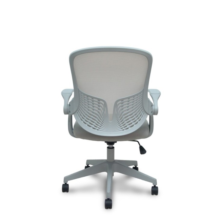 Silla Opti544 gris respaldo malla gris asiento 3D gris