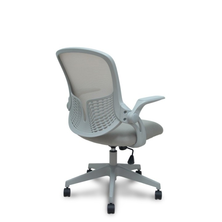 Silla Opti544 gris respaldo malla gris asiento 3D gris