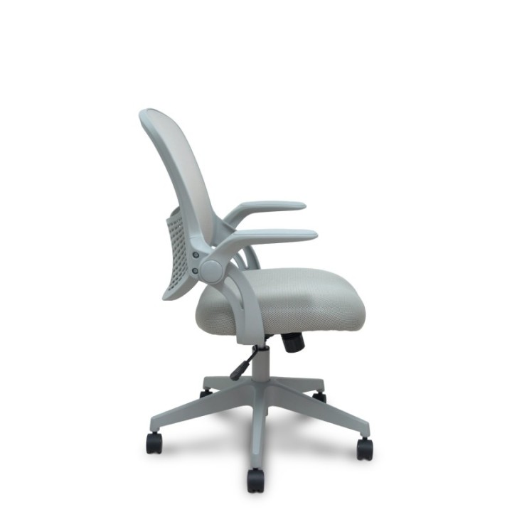 Silla Opti544 gris respaldo malla gris asiento 3D gris