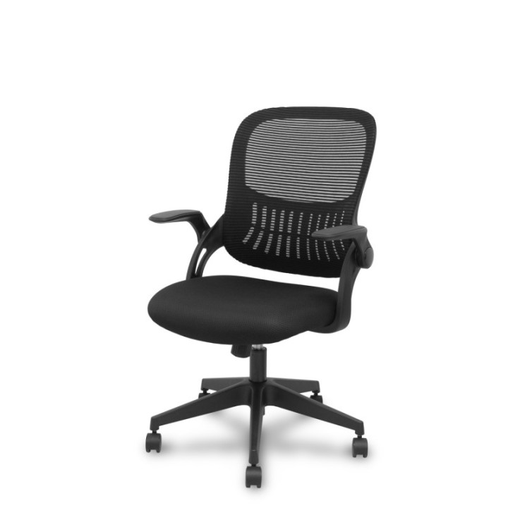 Silla Opti544 negra respaldo malla negro asiento 3D negro