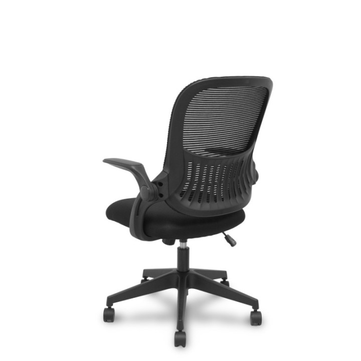 Silla Opti544 negra respaldo malla negro asiento 3D negro