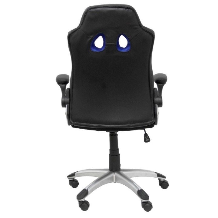 Silla gaming Talave similpiel negro y azul