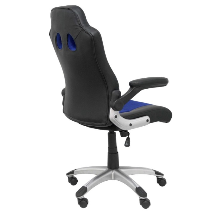 Silla gaming Talave similpiel negro y azul
