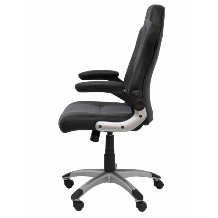 Silla gaming Talave similpiel negro y gris