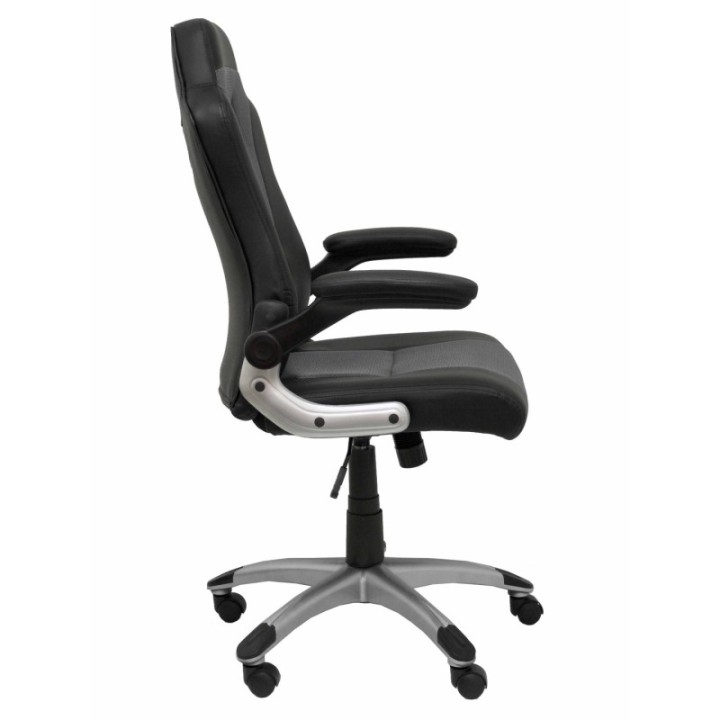 Silla gaming Talave similpiel negro y gris