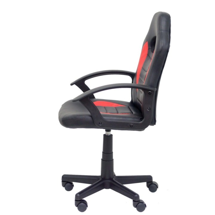 Silla juvenil gaming Mohedas similpiel negro y rojo