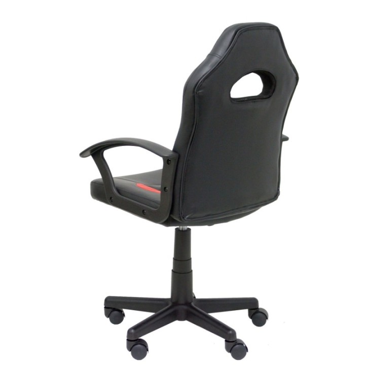 Silla juvenil gaming Mohedas similpiel negro y rojo