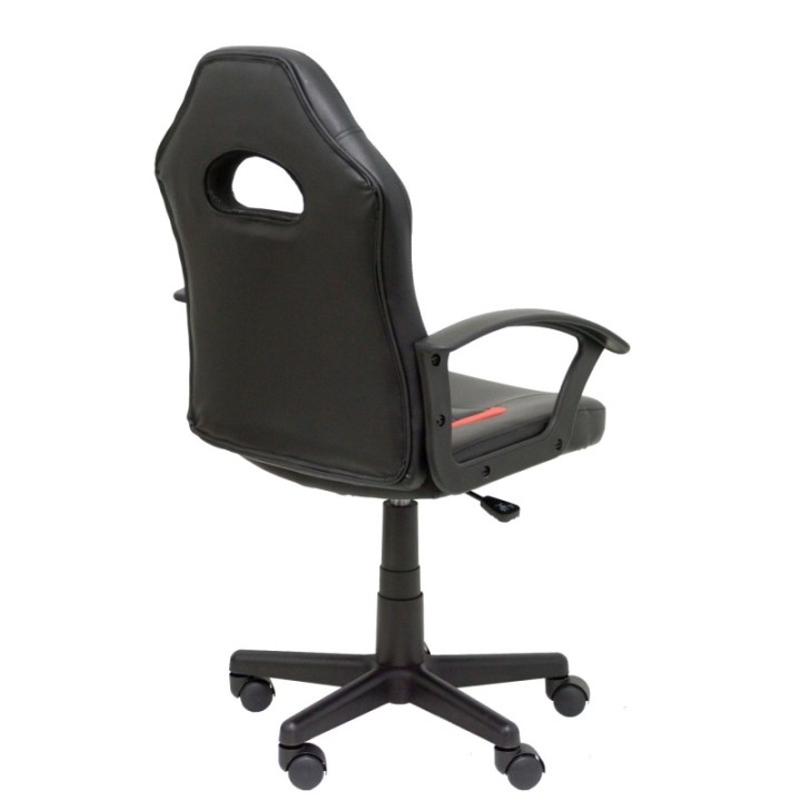 Silla juvenil gaming Mohedas similpiel negro y rojo