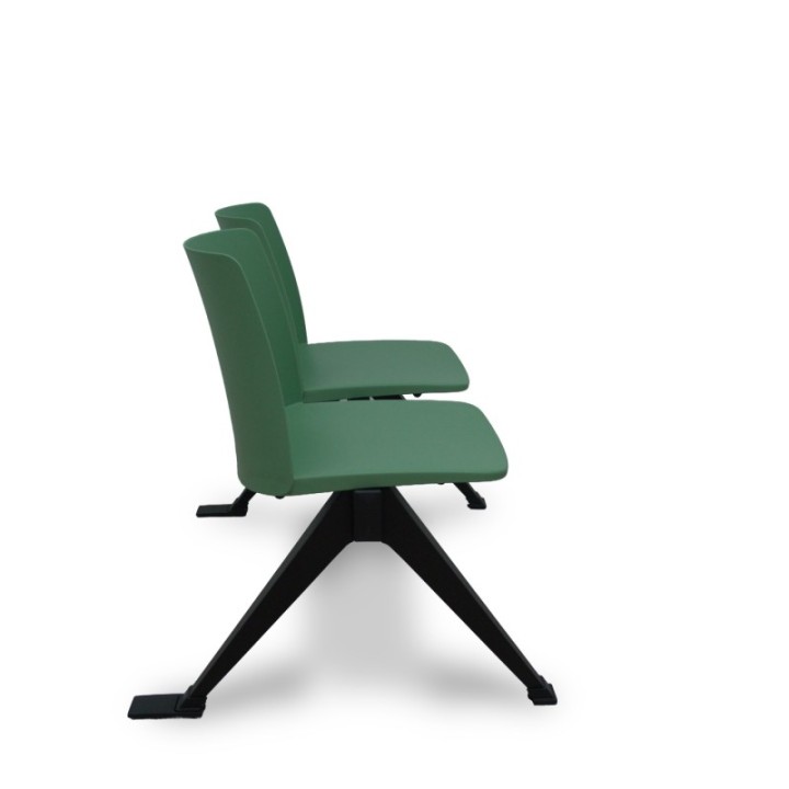 Bancada 2 puestos Orgaz PVC verde.