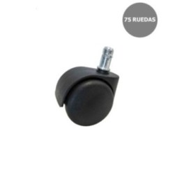 Kit de 75 ruedas de nailon de 50 mm perno 11 mm