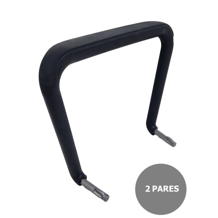 Kit de 2 parejas de brazos fijos para sillas Iso