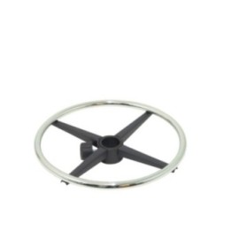 Kit de 1 Aro reposapies cromado.