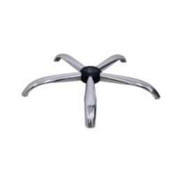 Kit de 1 base cromada de 600 mm