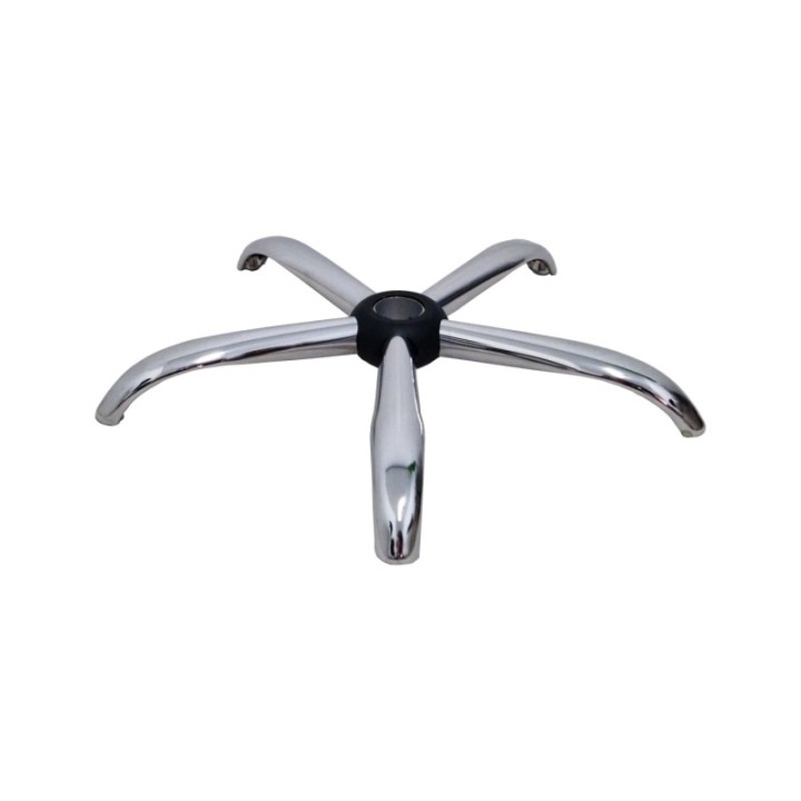 Kit de 1 base cromada de 600 mm