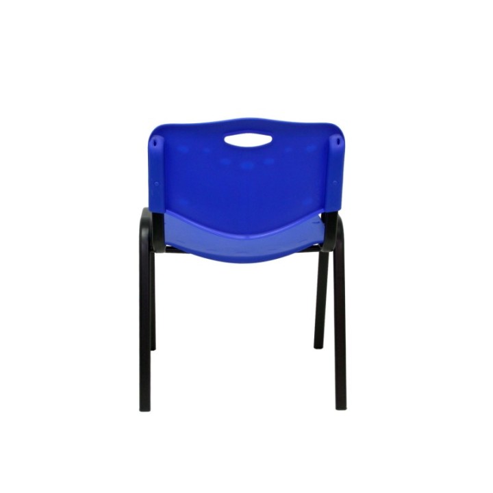 Pack 1 sillas Iso plastic PVC negro