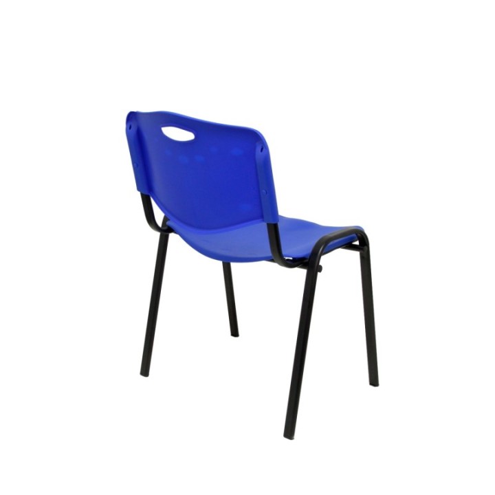 Pack 1 sillas Iso plastic PVC negro