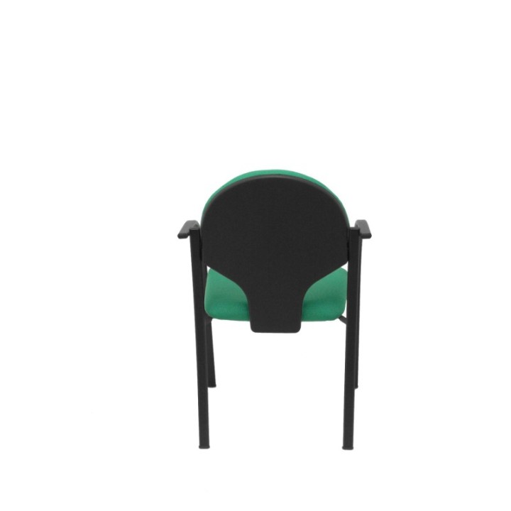 Pack 2 sillas Hellin chasis negro bali verde esmeralda