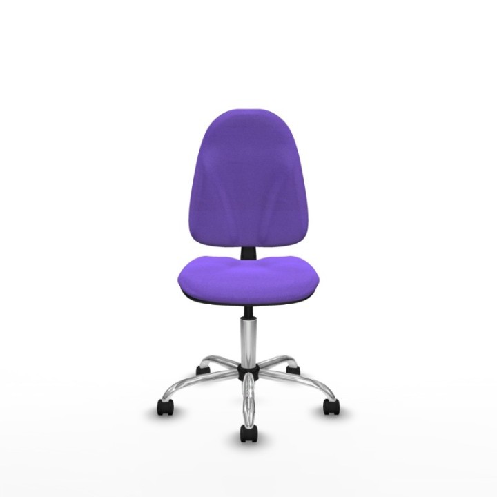 Algarra CP bali lila  base cromada ruedas nailon 50mm