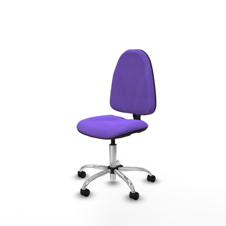 Algarra CP bali lila  base cromada ruedas nailon 50mm