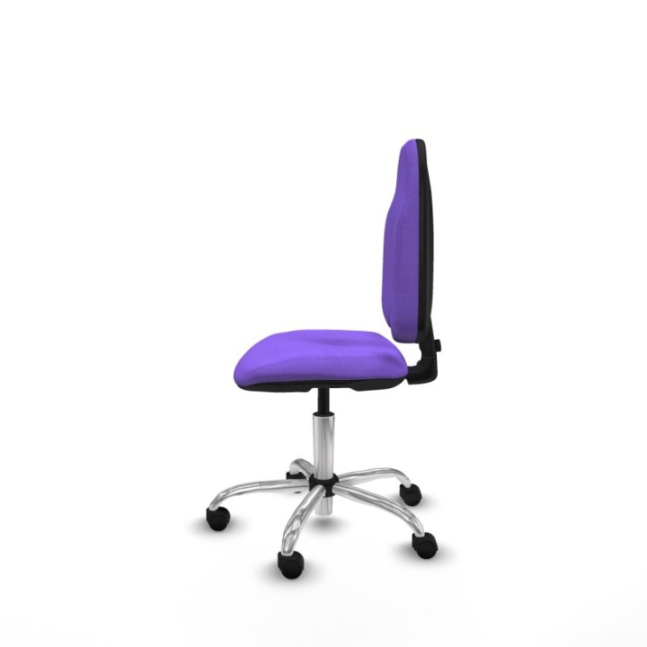 Algarra CP bali lila  base cromada ruedas nailon 50mm