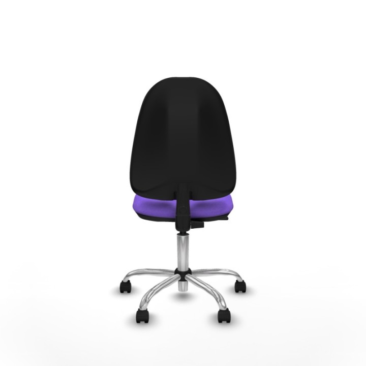 Algarra CP bali lila  base cromada ruedas nailon 50mm