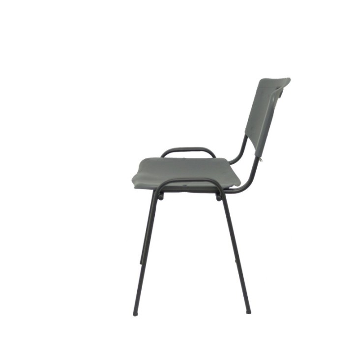 Pack 2 sillas Iso plastic PVC gris
