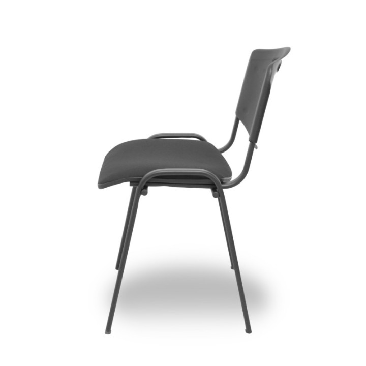 Pack 4 sillas Iso Mix respaldo negro asiento aran negro