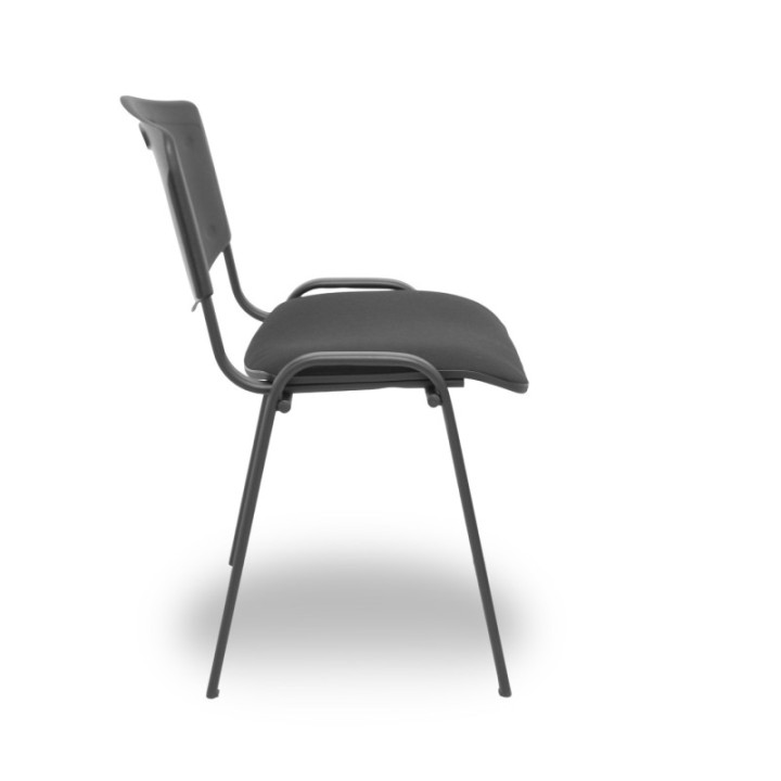 Pack 4 sillas Iso Mix respaldo negro asiento aran negro